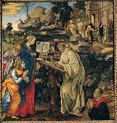 Filippino Lippi Apparition of the Virgin to St Bernard oil painting reproduction